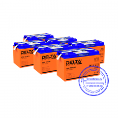 Комплект АКБ Delta GEL 12-100 x6