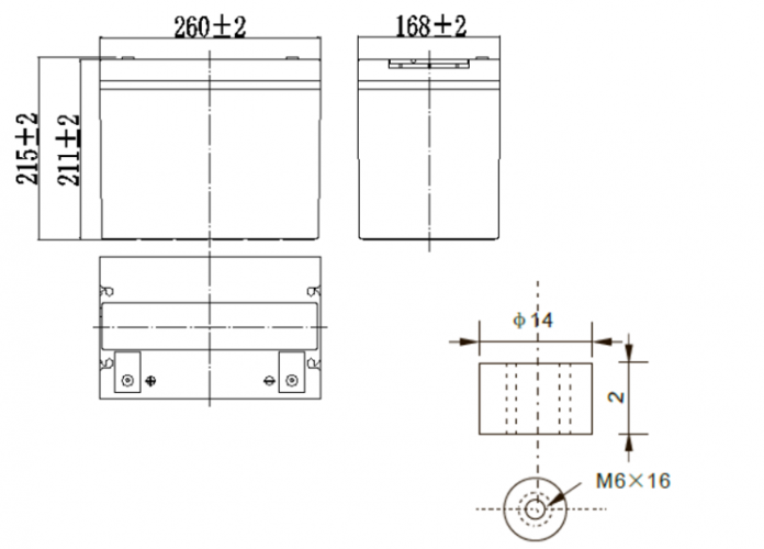 Аккумулятор MNB MNG75-12 на 75 А/ч