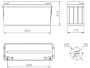 Аккумулятор MNB MM150-12 на 150 А/ч
